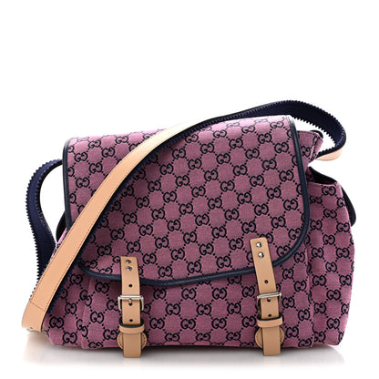 Gucci Monogram Multicolor Diaper Bag Pink Blue 1 of 14