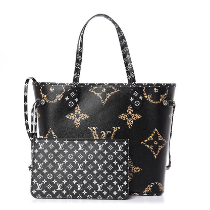 Louis Vuitton Monogram Giant Jungle Neverfull MM Black 1 of 10