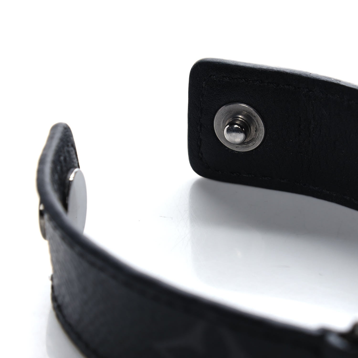 Louis Vuitton Monogram Eclipse Hockenheim Bracelet 19 7 of 9