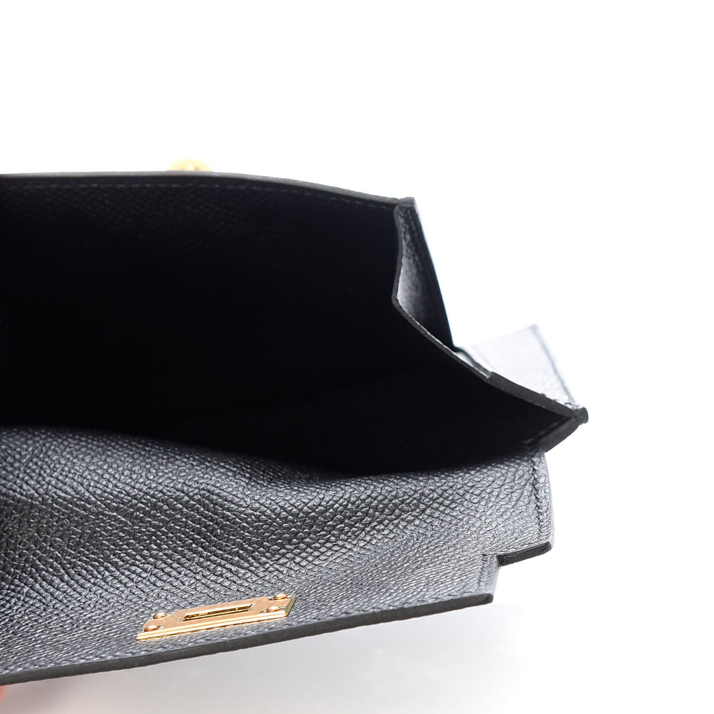 Epsom Kelly Pocket Compact Wallet Black