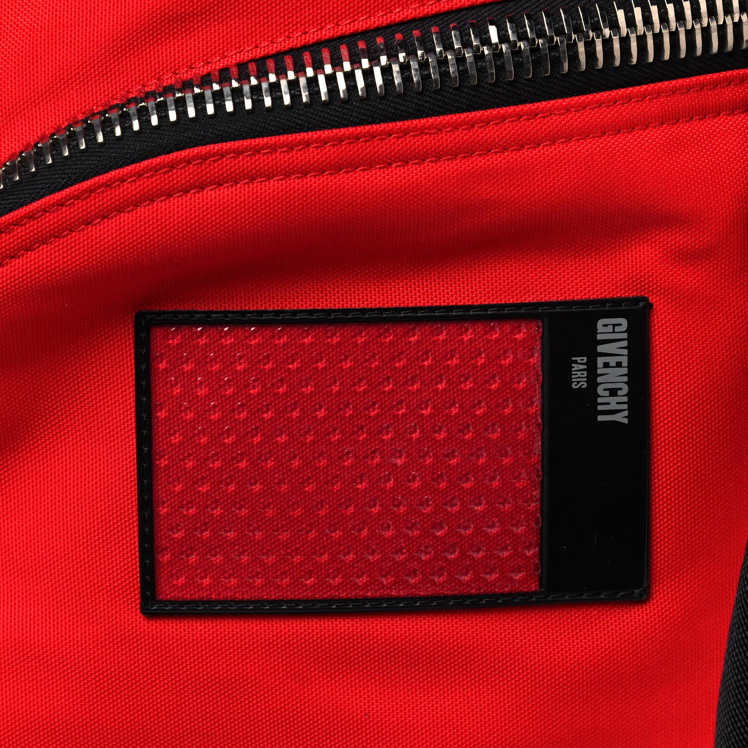 Givenchy Nylon Canvas Convertible Duffle Backpack Red Black 6 of 10
