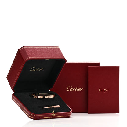 Cartier 18K Pink Gold LOVE Bracelet 18 9 of 9