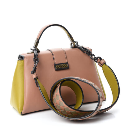 Bottega Veneta Nappa Multicolor Mini Piazza Bag Limestone 3 of 12