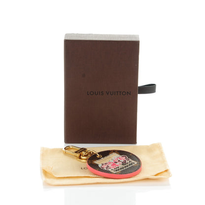 Louis Vuitton Monogram Illustre Posies Bag Charm 5 of 5