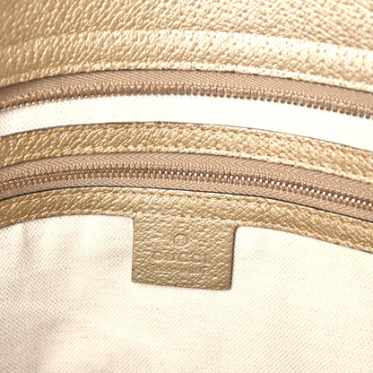 Gucci Monogram Medium Bree Zippered Tote Beige Golden Beige 6 of 9