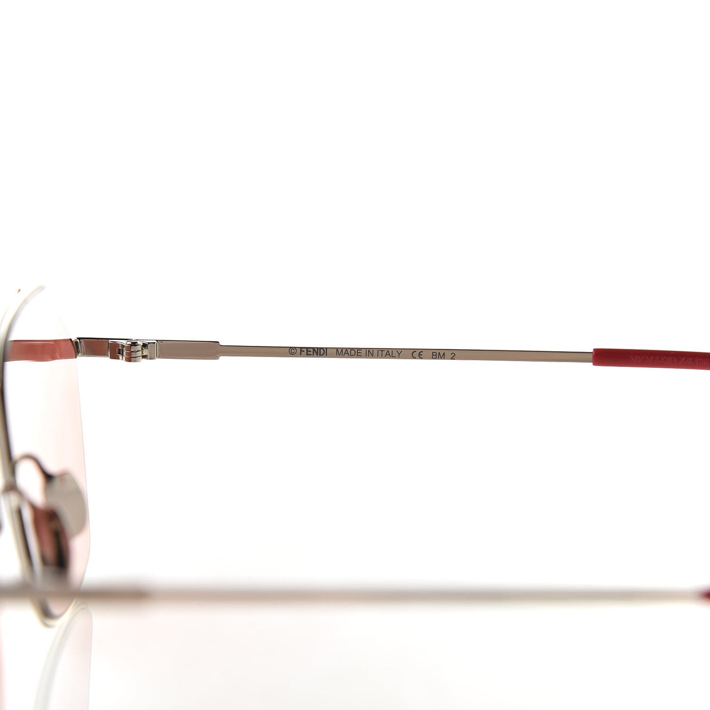 Metal Aviator Sunglasses FFM0022/S Red