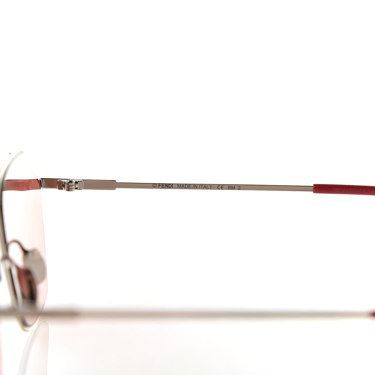 Fendi Metal Aviator Sunglasses FFM0022/S Red 6 of 8