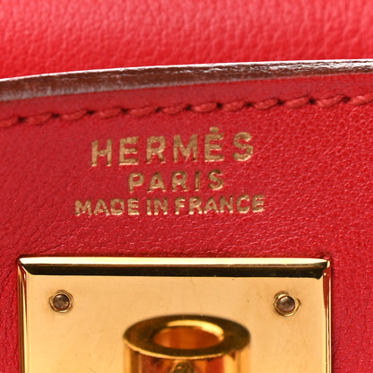Hermes Gulliver Kelly Retourne 32 Rouge Vif 10 of 11