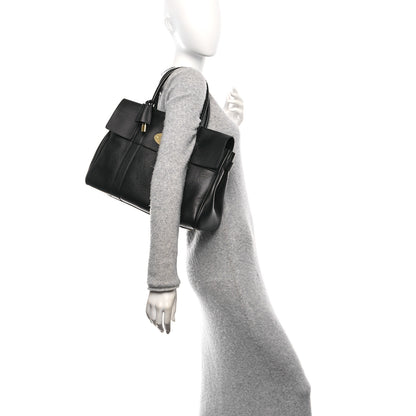 Mulberry Small Classic Grain Bayswater Black 2 of 10