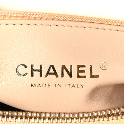 Chanel Caviar Quilted Small Coco Handle Flap White 6 of 10