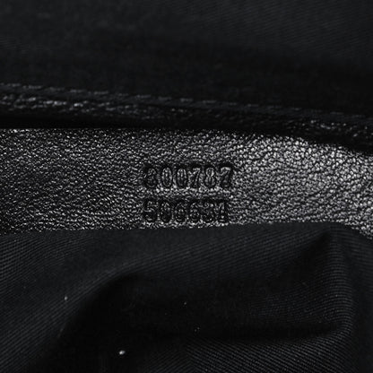 Alexander McQueen Calfskin De Manta Clutch Black 6 of 8