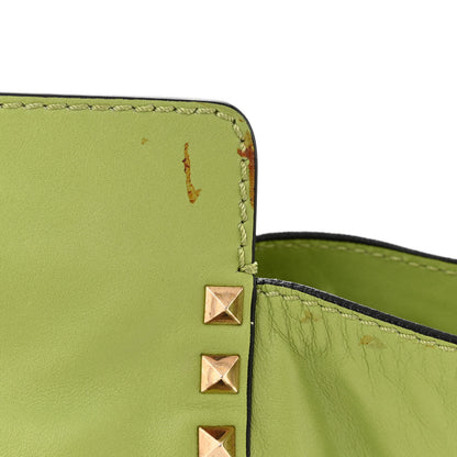 Valentino Garavani VALENTINO GARAVANI Vitello Medium Rockstud Tote Apple 11 of 16