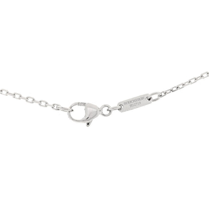 Boucheron 18K White Gold Diamond Pensee de Diamants Flower Pendant Necklace 4 of 4