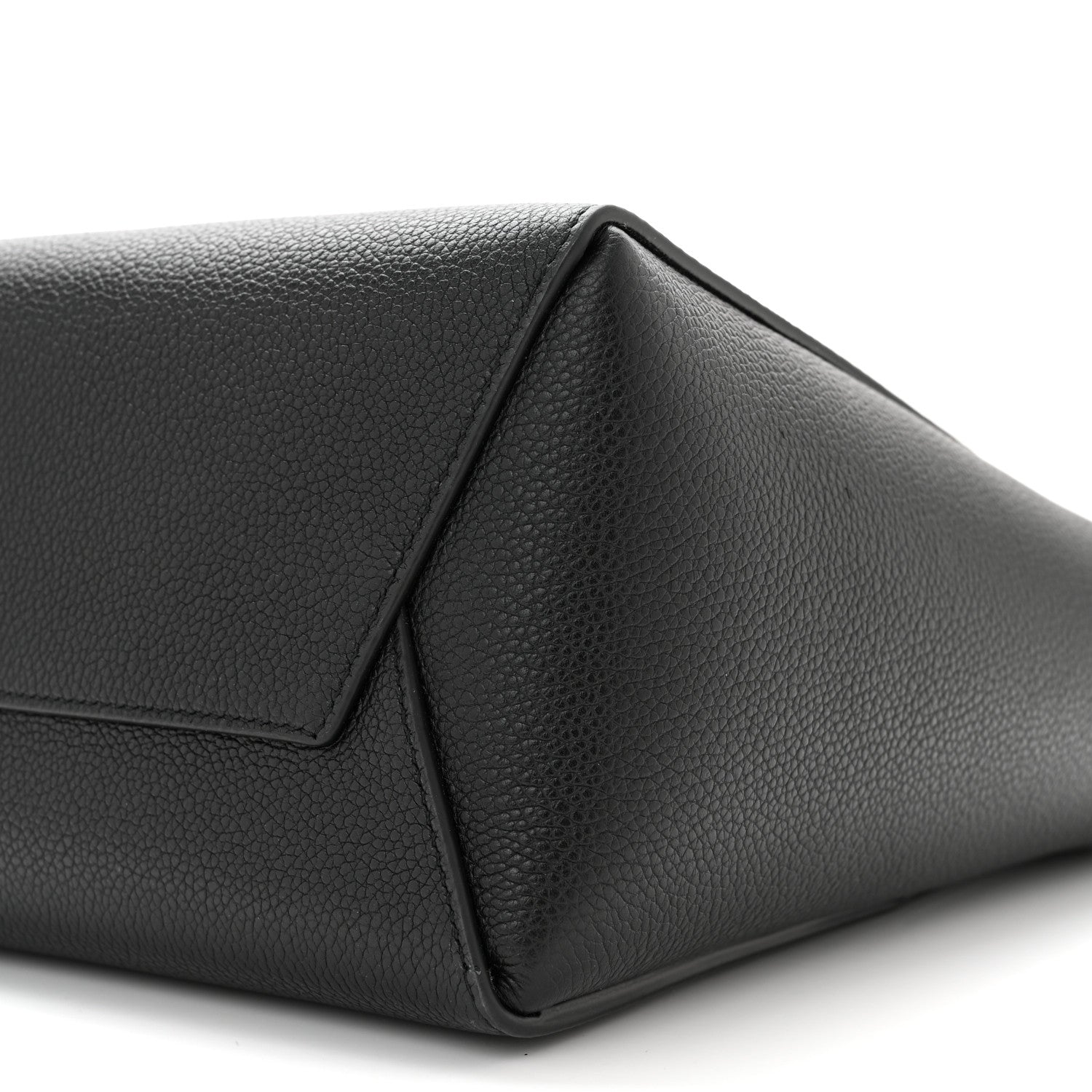 Celine Soft Grained Calfskin Small Sangle Bucket Bag Black 9 of 9
