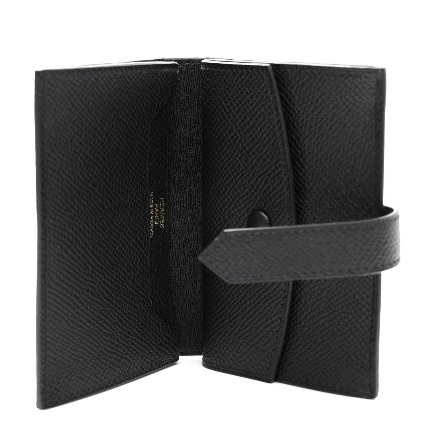 Hermes Epsom Mini Bearn Wallet Black 5 of 7