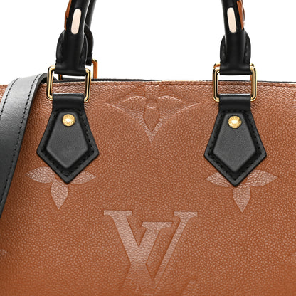 Louis Vuitton Empreinte Monogram Giant Wild At Heart Speedy Bandouliere 25 Caramel 7 of 9