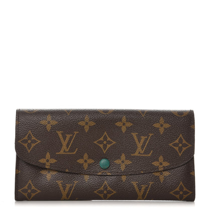 Louis Vuitton Monogram Emilie Wallet Vert 1 of 9