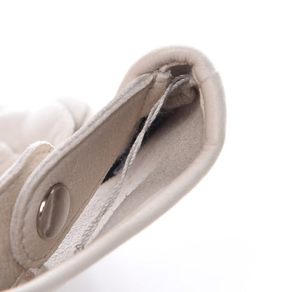 Chanel Lambskin Camellia Fingerless Gloves 7 White 4 of 8