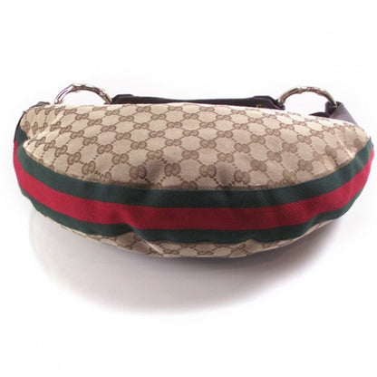Gucci Monogram Signature Horsebit Hobo 4 of 10