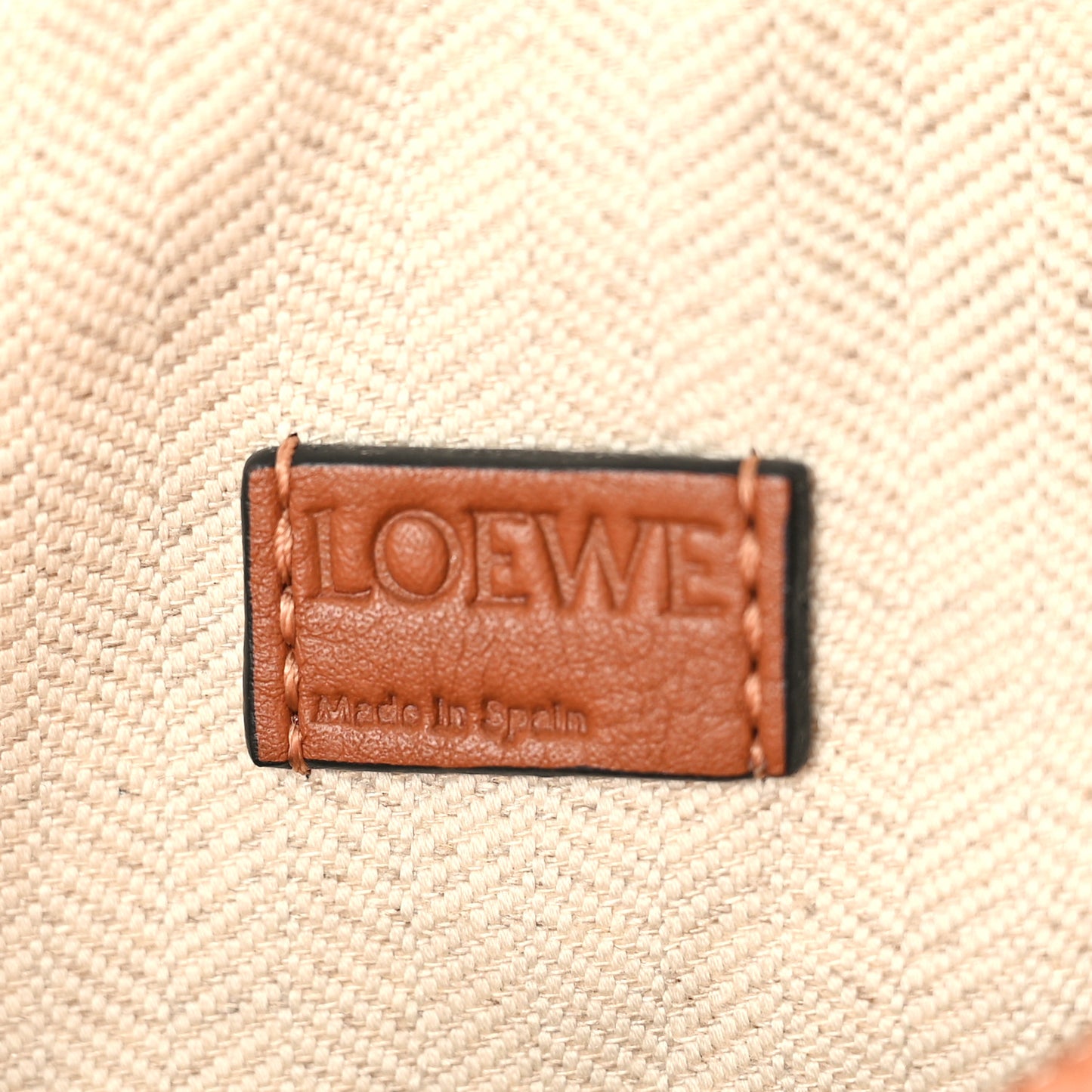 Calfskin Mini Puzzle Bag Tan Black
