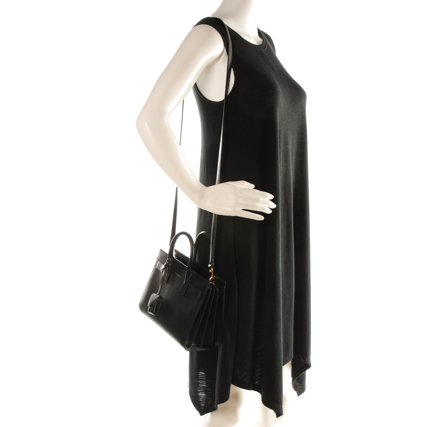 Calfskin Nano Sac De Jour Black