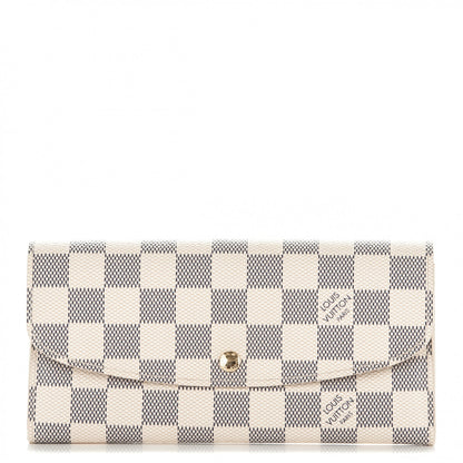 Louis Vuitton Damier Azur Emilie Wallet 1 of 7