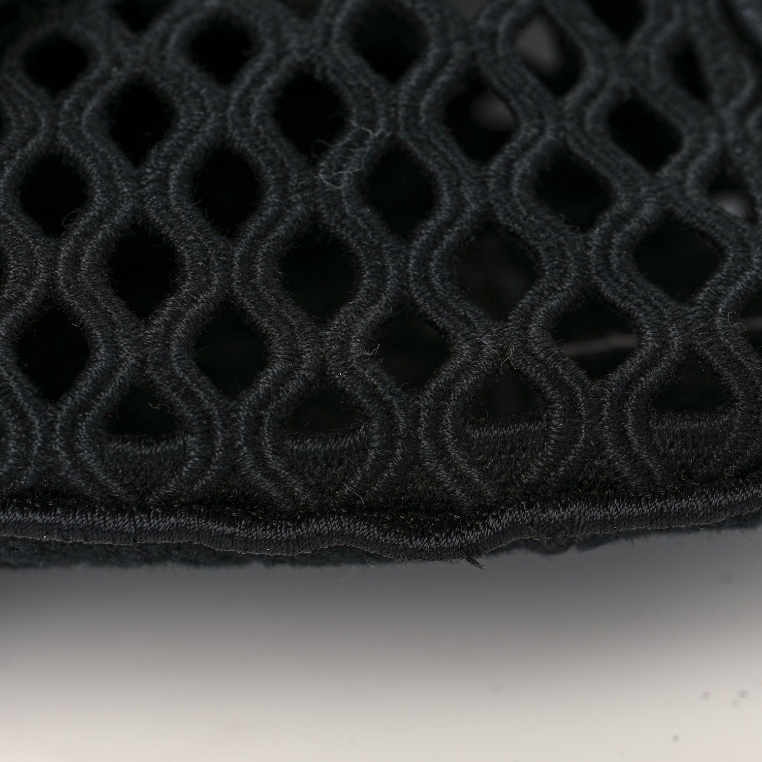 Christian Dior Canvas Embroidered Mesh Diorcamp Messenger Black 14 of 15