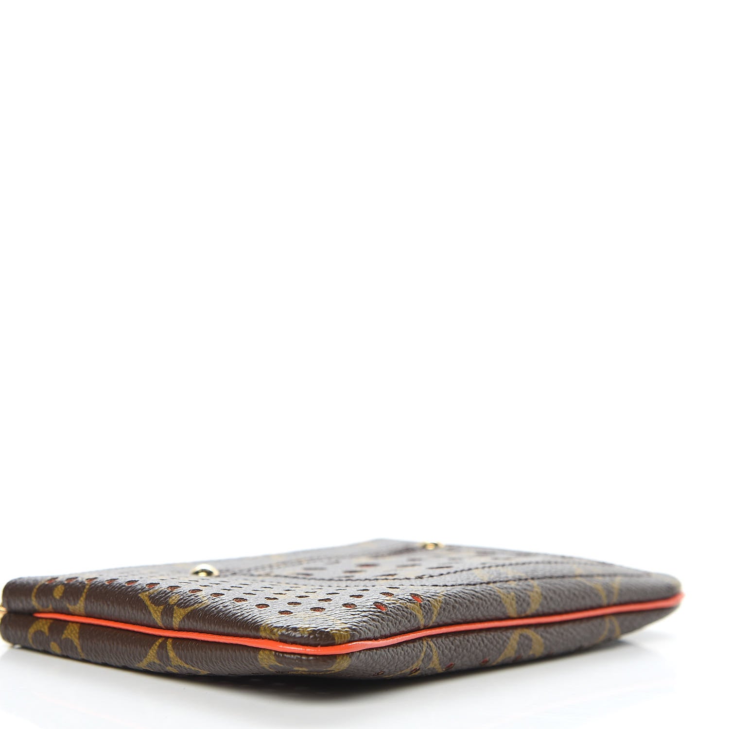 Louis Vuitton Monogram Perforated Pochette Plat Orange 4 of 6