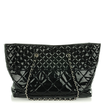 Chanel Vinyl Quilted In The Business Large Tote Black 1 of 7