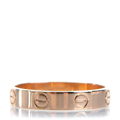 Cartier 18K Pink Gold 3.5mm LOVE Wedding Band Ring 55 7.25 1 of 4