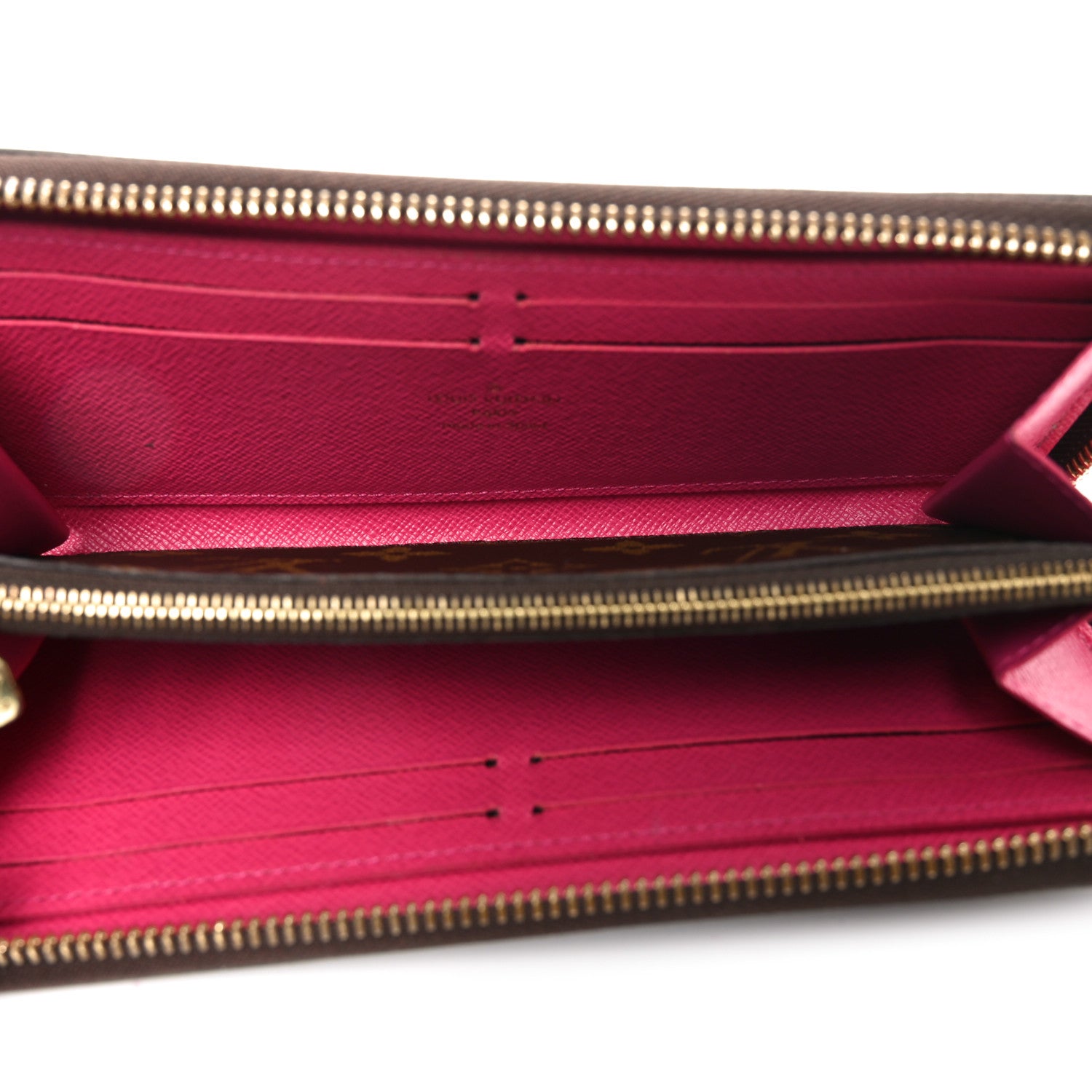 Louis Vuitton Monogram Clemence Wallet Fuchsia 5 of 6