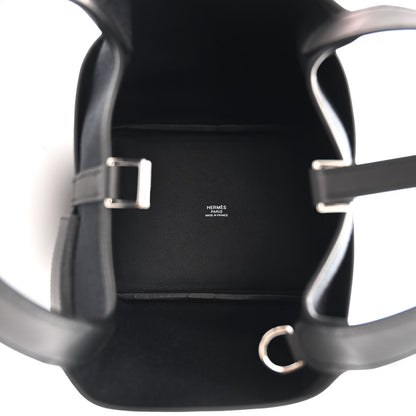 Hermes Toile Goeland Swift Cargo Picotin Lock 18 Bleu Marine Black 5 of 11