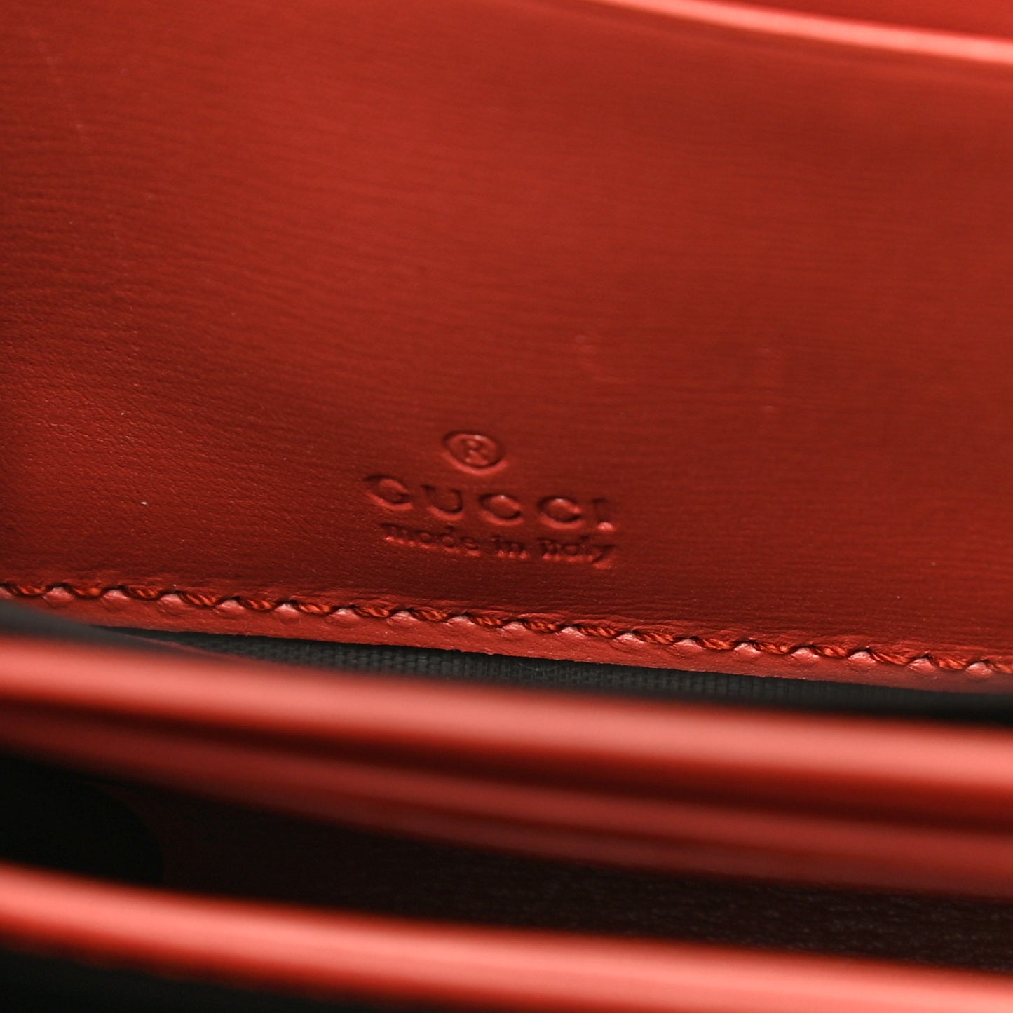 GG Supreme Monogram Zip Around Wallet Coral