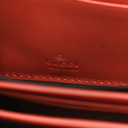 Gucci GG Supreme Monogram Zip Around Wallet Coral 9 of 10