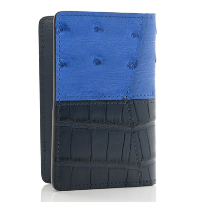 Louis Vuitton Ostrich Crocodile Pocket Organizer Blue Black 3 of 6