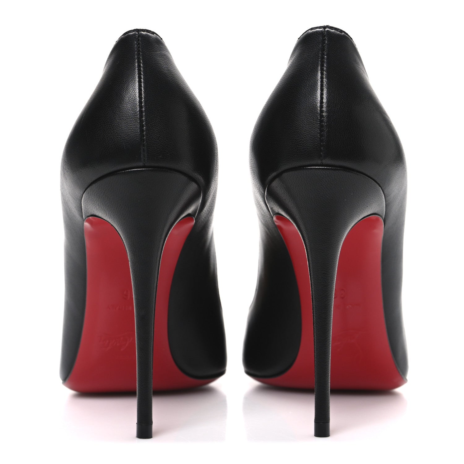 Christian Louboutin Shiny Nappa Pigalle Follies 100 Pumps 36 Black 6 of 11