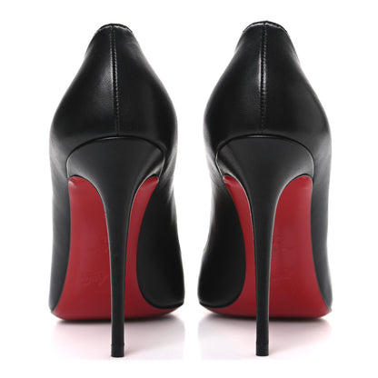 Christian Louboutin Shiny Nappa Pigalle Follies 100 Pumps 36 Black 6 of 11