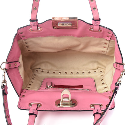 Valentino Garavani Vitello Mini Rockstud Tote Ninphea 6 of 17
