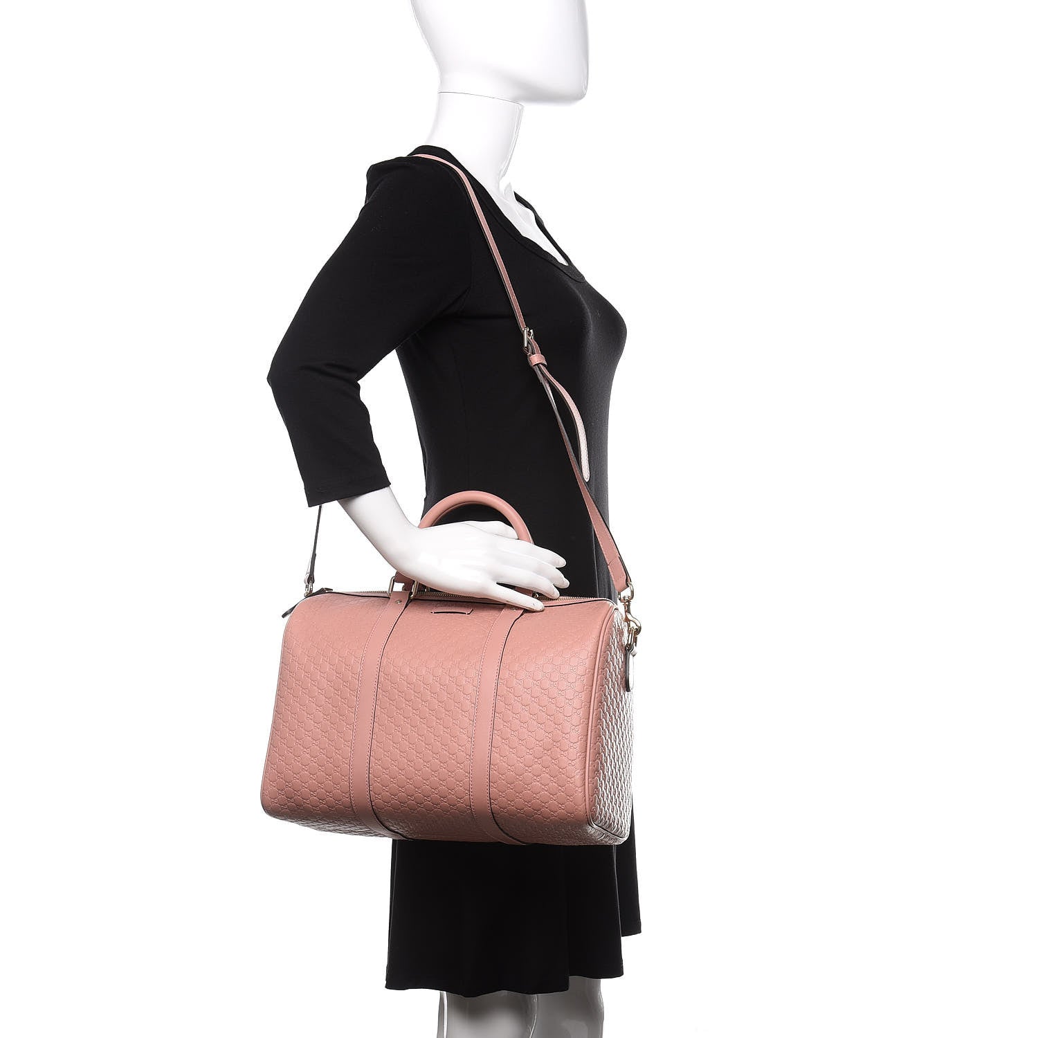 Gucci Microguccissima Medium Joy Boston Soft Pink 2 of 11