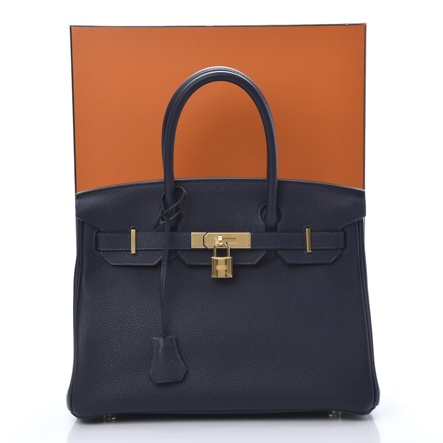 Hermes Togo Birkin 30 Bleu Nuit 12 of 12