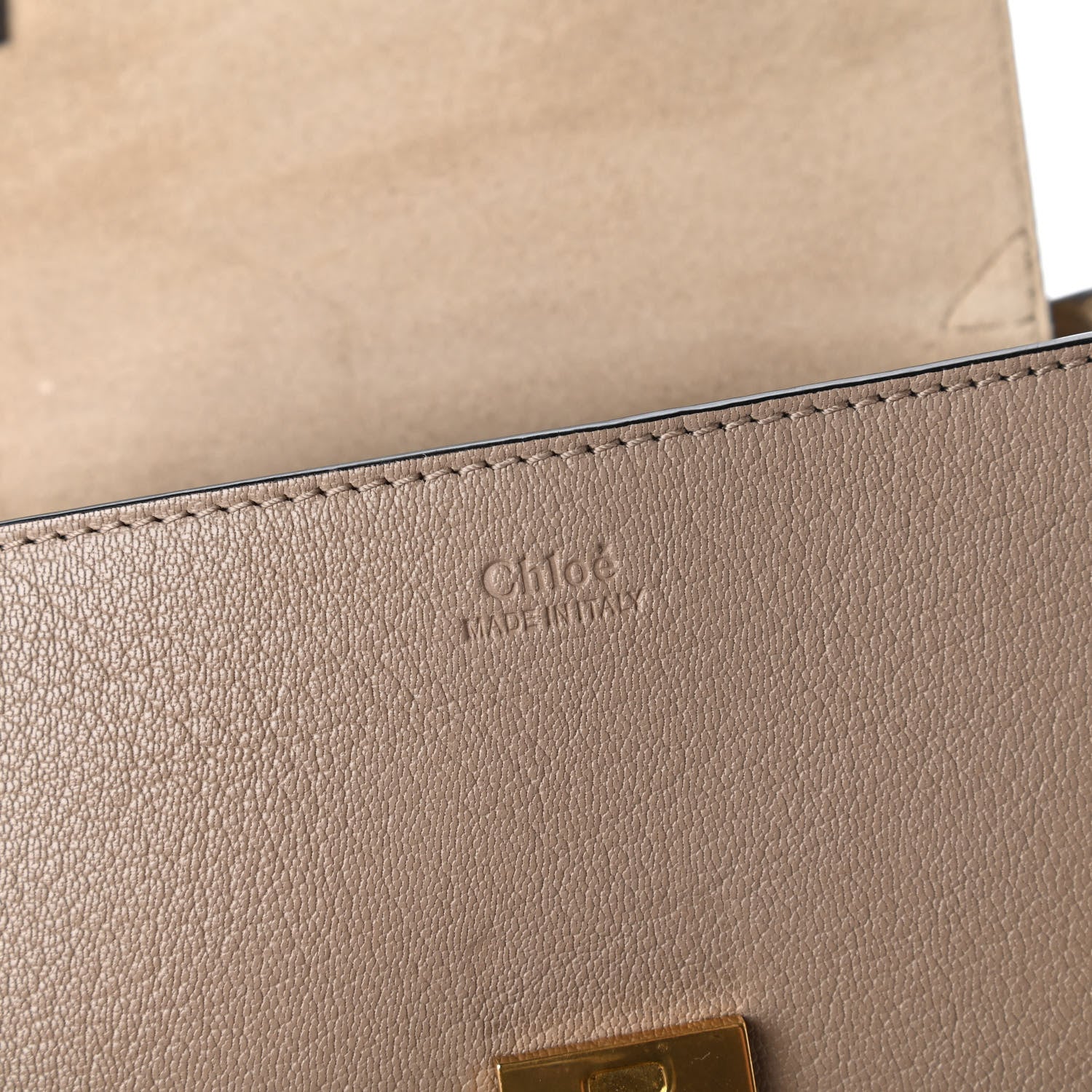 Chloe Grained Lambskin Drew Shoulder Bag Motty Grey 8 of 11