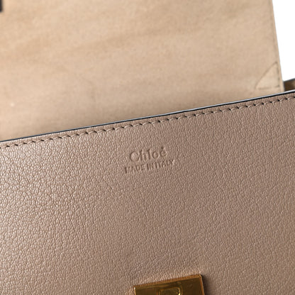 Chloe Grained Lambskin Drew Shoulder Bag Motty Grey 8 of 11