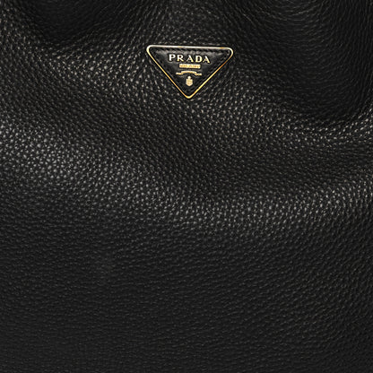 Prada Vitello Daino Hobo Black 7 of 10