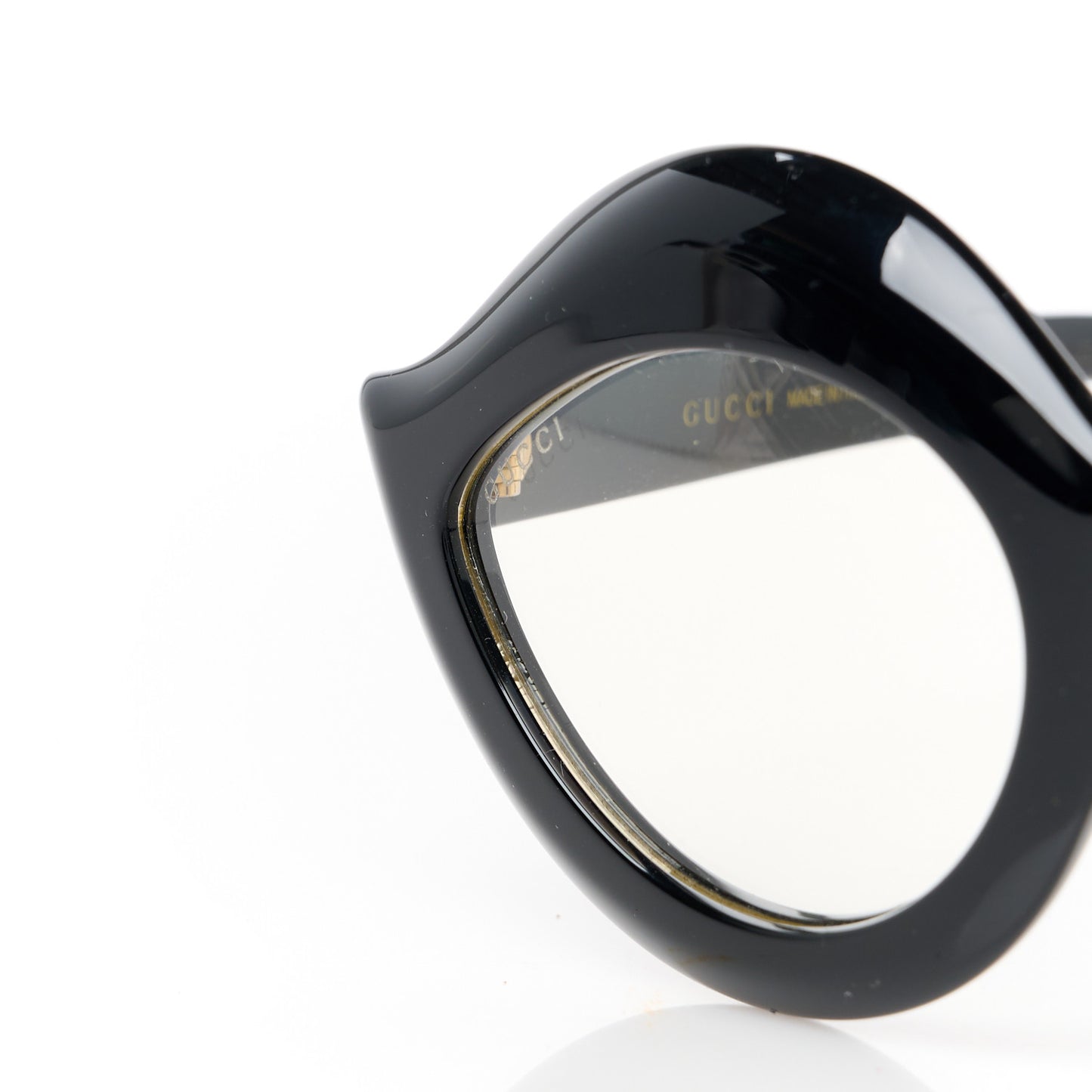 Acetate Cat Eye Eyeglasses GG 0085S Black