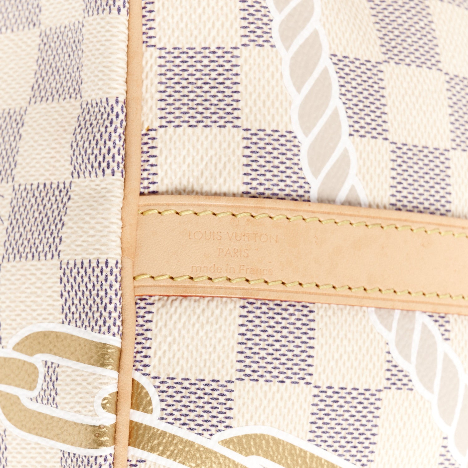 Louis Vuitton Damier Azur Nautical Speedy Bandouliere 25 9 of 12