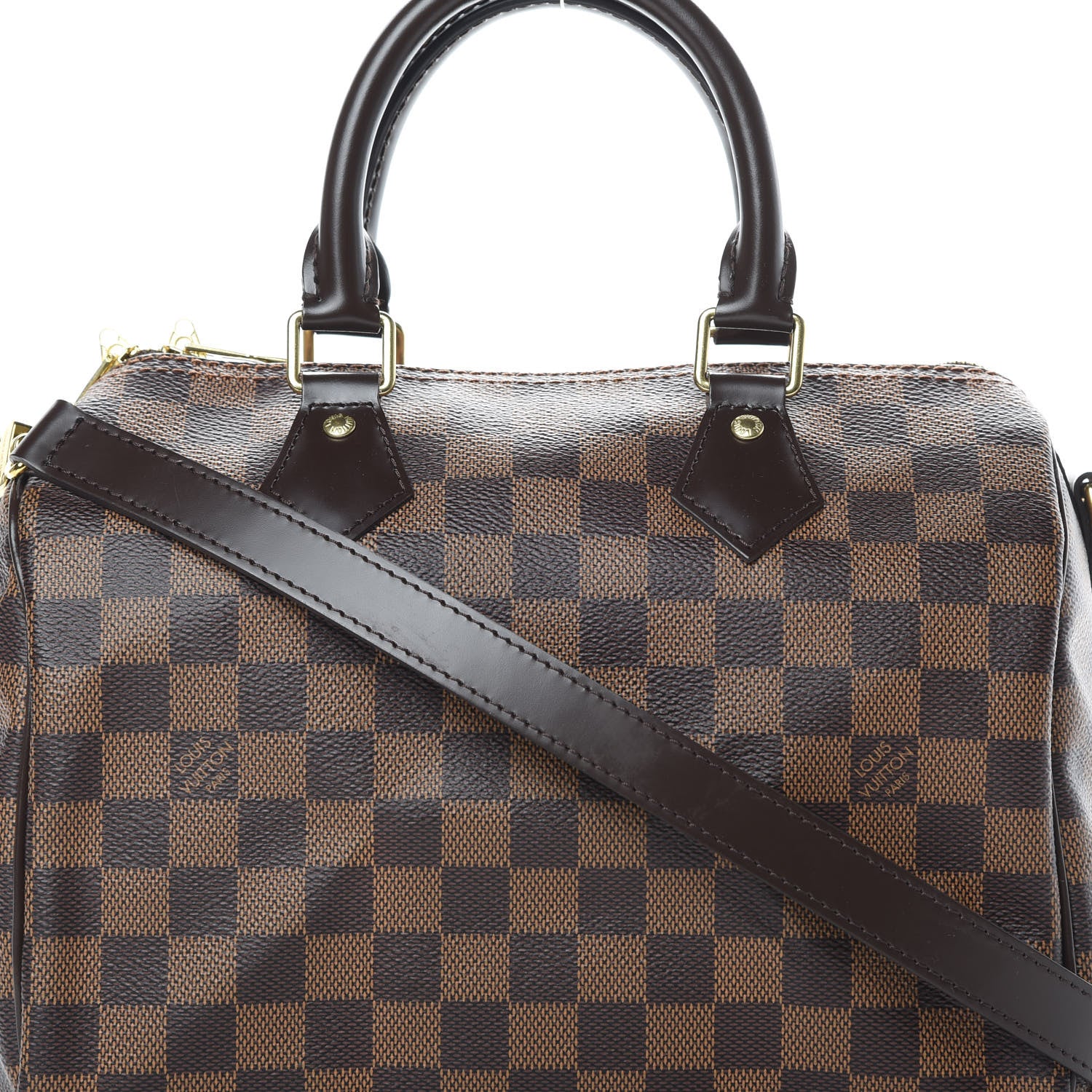 Louis Vuitton Damier Ebene Speedy Bandouliere 25 8 of 10