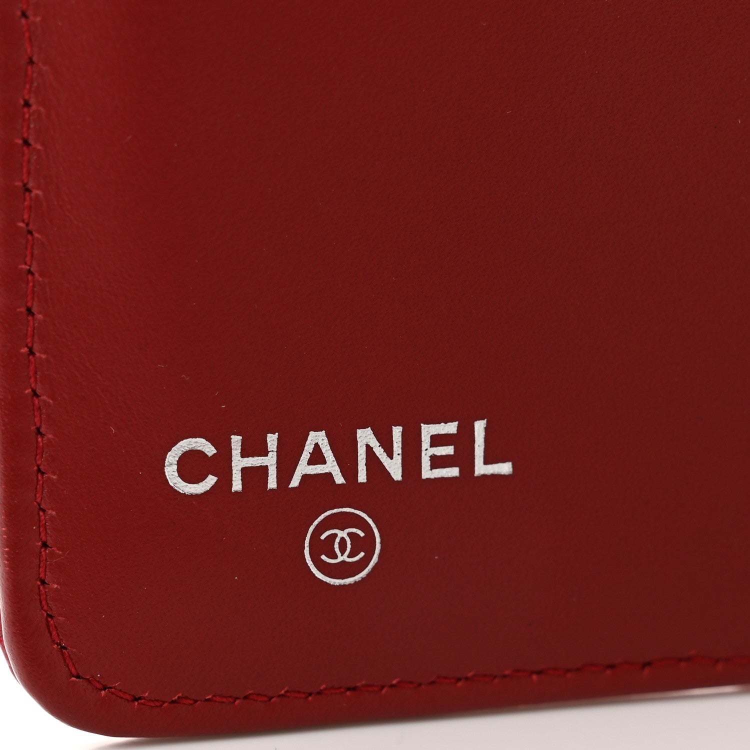 Chanel Caviar Quilted Zipped Pocket Wallet Red 6 of 8