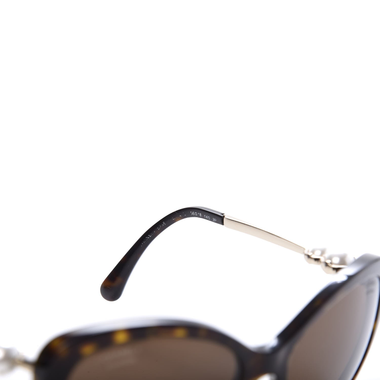 Chanel Cat Eye Pearl Sunglasses 5340-H Tortoise 6 of 8