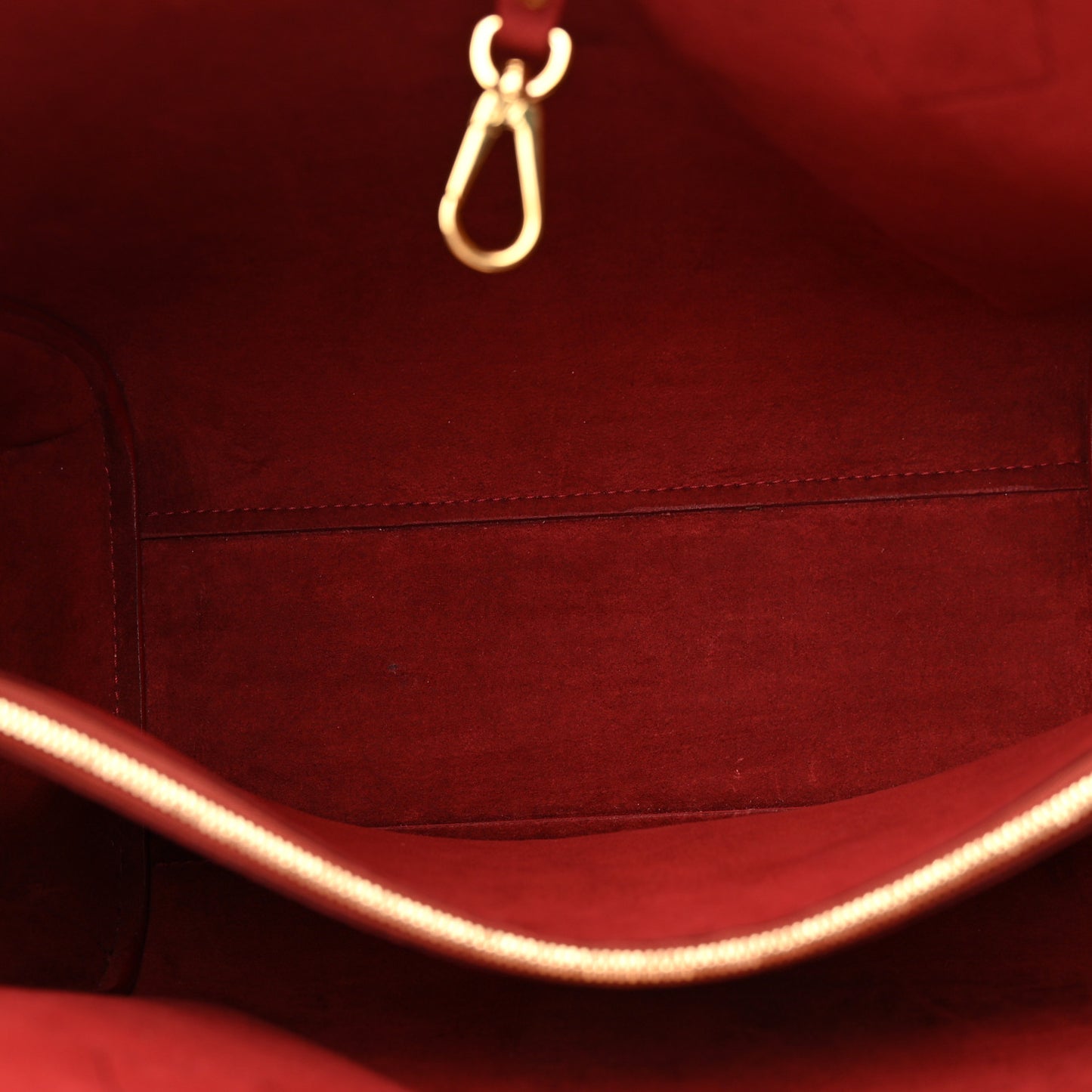 Calfskin Monogram Kimono Tote Cherry