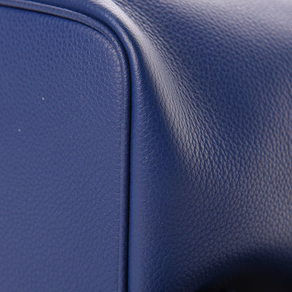 Christian Dior Grained Calfskin Backpack Blue 12 of 12